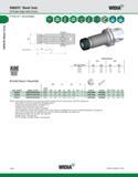 174 KM50TS Shank Tools KM50TS Shank Tools ER Single-Angle Collet Chucks WIDIA Collet Capacity KMl QUICK CHANGE ER collet series min mm max min inch m Каталог WIDIA 2011 Инструментальная оснастка для металлорежущих станков Вспомогательный инструмент для оборудования Адаптеры Насадки Оправки Патроны Стр. A164 ENG