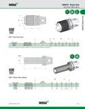 185 WIDIA KM50TS Shank Tools Tap Chucks Morse Tapers KMl QUICK CHANGE I ST Solid Tap Chuck order number catalog number TQCS adapter size mm D1 in mm Каталог WIDIA 2011 Инструментальная оснастка для металлорежущих станков Вспомогательный инструмент для оборудования Адаптеры Насадки Оправки Патроны Стр. A175 ENG
