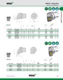 217 WIDIA KM63TS Cutting Units TopThread and TopGroove KMl QUICK CHANGE I NE 93° i order number catalog number mm L1 in mm F in mm D min in gage inse Каталог WIDIA 2011 Инструментальная оснастка для металлорежущих станков Вспомогательный инструмент для оборудования Адаптеры Насадки Оправки Патроны Стр. A207 ENG