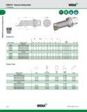 228 KM63TS Internal Cutting Units KM63TS Internal Cutting Units WIDIA P-Clamping QUICK CHANGE PWLN 95° D2 D min F L4 L1 order number catalog number m Каталог WIDIA 2011 Инструментальная оснастка для металлорежущих станков Вспомогательный инструмент для оборудования Адаптеры Насадки Оправки Патроны Стр. A218 ENG