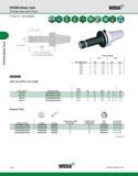568 BTKV50 Shank Tools BTKV50 Shank Tools WIDIA ER Single-Angle Collet Chucks L1FC = from flange face 1 1 = from taper gage diameter Collet Capacity Каталог WIDIA 2011 Инструментальная оснастка для металлорежущих станков Вспомогательный инструмент для оборудования Адаптеры Насадки Оправки Патроны Стр. C28 ENG