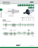 600 CVKV50 Shank Tools CVKV50 Shank Tools ER Single-Angle Collet Chucks WIDIA Grip (2:1 advantage) L1FC = from flange face Collet Capacity L1 = from Каталог WIDIA 2011 Инструментальная оснастка для металлорежущих станков Вспомогательный инструмент для оборудования Адаптеры Насадки Оправки Патроны Стр. C60 ENG