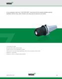 669 WIDIA For any applications higher than 12,000 RPM, WIDIA recommends that the complete toolholder assembly (toolholder, retention knobs, collets, Каталог WIDIA 2011 Инструментальная оснастка для металлорежущих станков Вспомогательный инструмент для оборудования Адаптеры Насадки Оправки Патроны Стр. D61 ENG