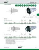 719 WIDIA CAT40 Shank Tools ER Single-Angle Collet Chucks Short Grip (2:1 advantage) collet series Collet Capacity mm inch ER collet series min max m Каталог WIDIA 2011 Инструментальная оснастка для металлорежущих станков Вспомогательный инструмент для оборудования Адаптеры Насадки Оправки Патроны Стр. E19 ENG