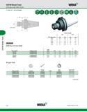 720 CAT40 Shank Tools CAT40 Shank Tools ER Single-Angle Collet Chucks WIDIA Grip (2:1 advantage) Collet Capacity mm inch ER collet series min max min Каталог WIDIA 2011 Инструментальная оснастка для металлорежущих станков Вспомогательный инструмент для оборудования Адаптеры Насадки Оправки Патроны Стр. E20 ENG