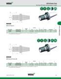 733 WIDIA CAT40 Shank Tools Tap Chucks RC Tension and Compression Coolant ERICKSON IRC-CV Form A order number catalog number er te g a tap size mm in Каталог WIDIA 2011 Инструментальная оснастка для металлорежущих станков Вспомогательный инструмент для оборудования Адаптеры Насадки Оправки Патроны Стр. E33 ENG