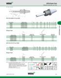 745 WIDIA CAT50 Shank Tools Hydraulic Chucks Slim Line Trend (HC Slim continued) HC Slim MM-CV Form B/AD HC Slim IN-CV Form B/AD order number catalog Каталог WIDIA 2011 Инструментальная оснастка для металлорежущих станков Вспомогательный инструмент для оборудования Адаптеры Насадки Оправки Патроны Стр. E45 ENG