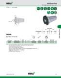 831 WIDIA DV50 Shank Tools ER Single-Angle Collet Chucks Short Collet Capacity ER collet series min mm max min inch max ER32 2,0 20,0 08 81 ER40 3,0 Каталог WIDIA 2011 Инструментальная оснастка для металлорежущих станков Вспомогательный инструмент для оборудования Адаптеры Насадки Оправки Патроны Стр. F51 ENG