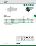 839 WIDIA DV50 Shank Tools End Mill Adapters order number catalog number D1 D2 L1 L9 lock screw wrench size lock screw Nm kg 1264102 DV50BEM16063M 16 Каталог WIDIA 2011 Инструментальная оснастка для металлорежущих станков Вспомогательный инструмент для оборудования Адаптеры Насадки Оправки Патроны Стр. F59 ENG