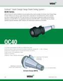862 WIDIA Erickson Quick Change Flange Shank Tooling System QC40 Series With an Erickson QC locknut retrofitted to manual-loading milling machine spi Каталог WIDIA 2011 Инструментальная оснастка для металлорежущих станков Вспомогательный инструмент для оборудования Адаптеры Насадки Оправки Патроны Стр. G10 ENG
