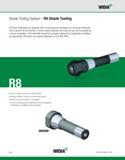 876 WIDIA Shank Tooling System R8 Shank Tooling R8 Shank Toolholders are designed with a locking groove that aligns into a locking mechanism when ins Каталог WIDIA 2011 Инструментальная оснастка для металлорежущих станков Вспомогательный инструмент для оборудования Адаптеры Насадки Оправки Патроны Стр. G24 ENG