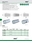 942 Collets and Sleeves Collets and Sleeves TG100 Series WIDIA Provides Tremendous Grip (3:1 advantage) and accuracy for all drilling applications In Каталог WIDIA 2011 Инструментальная оснастка для металлорежущих станков Вспомогательный инструмент для оборудования Адаптеры Насадки Оправки Патроны Стр. I34 ENG