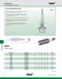 992 Accessories Accessories Shrink Fit Axial Adjustment Gages WIDIA Shrink Fit Axial Adjustment Gages Cutting tool length adjustment is performed usi Каталог WIDIA 2011 Инструментальная оснастка для металлорежущих станков Вспомогательный инструмент для оборудования Адаптеры Насадки Оправки Патроны Стр. J2 ENG