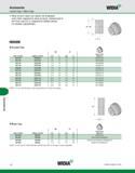 1012 Accessories Accessories Coolant Caps Blank Caps WIDIA Stop screw caps can easily be snapped onto their respective stop screws, referenced in the Каталог WIDIA 2011 Инструментальная оснастка для металлорежущих станков Вспомогательный инструмент для оборудования Адаптеры Насадки Оправки Патроны Стр. J22 ENG