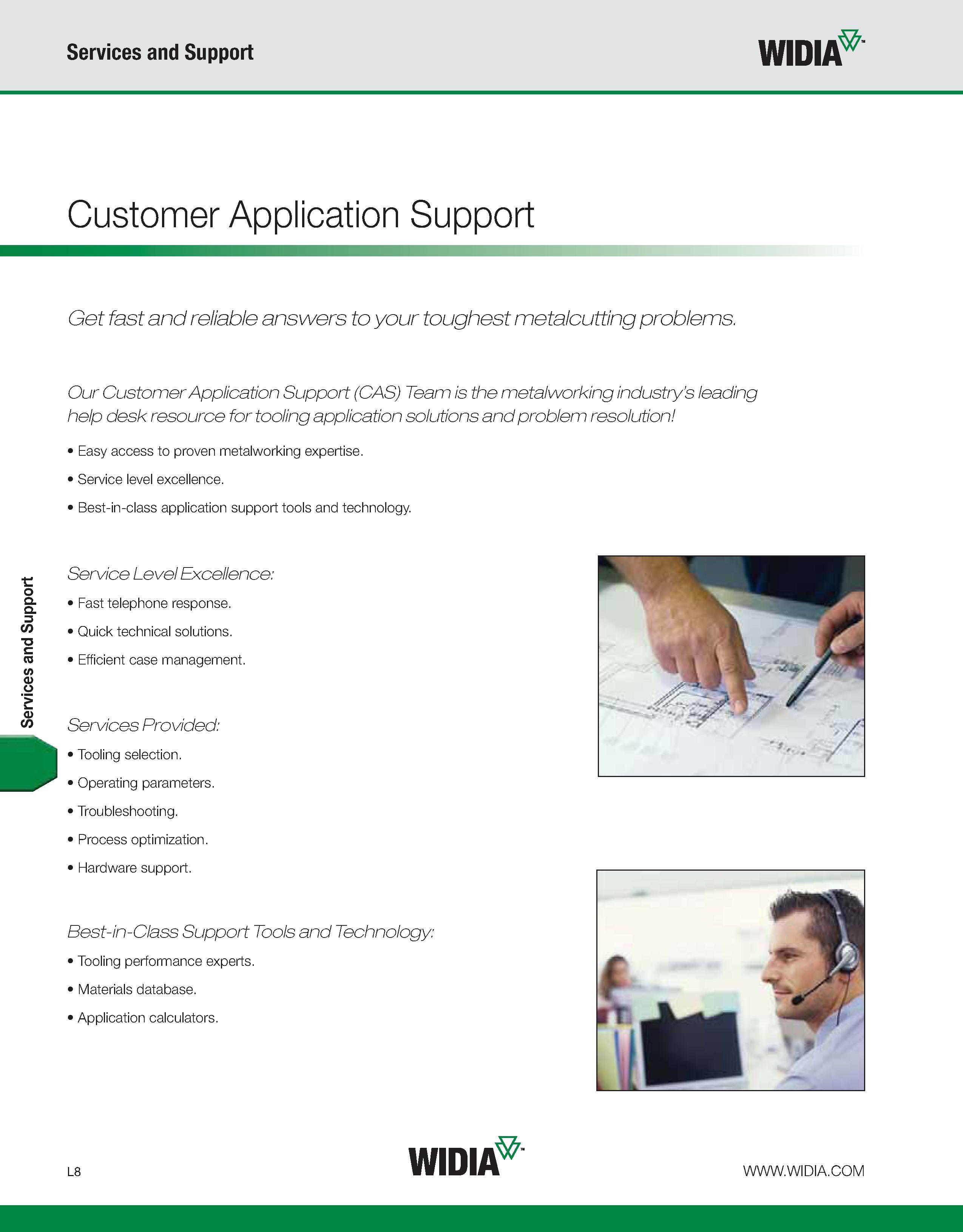 1126 Services and Support Services and Support WIDIA Customer Application Support Get fast and reliable answers to your toughest metalcuttlng problems Каталог WIDIA 2011 Инструментальная оснастка для металлорежущих станков Вспомогательный инструмент для оборудования Адаптеры Насадки Оправки Патроны Стр. L8 ENG