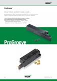 92 WIDIA ProGroove Система ProGroove для обработки канавок и отрезки Система ProGroove с легко заменяемыми пластинами из высокопроизводительных твердых с Каталог WIDIA 2014 Новый сборный и монолитный режущий инструмент для точения фрезерования Инструментальная оснастка для металлорежущих станков Стр. A72