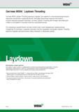 172 WIDIA Система WIDIA Laydown Threading Система WIDIA Laydown Threading идеально подходит для надежного и высокопроизводительного нарезания внутренней и Каталог WIDIA 2014 Новый сборный и монолитный режущий инструмент для точения фрезерования Инструментальная оснастка для металлорежущих станков Стр. A152