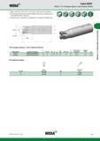 295 WIDIA Серия M200 M200 iC 10 Концевые фрезы с хвостовиком Weldon Двусторонняя пластина с восемью режущими кромками Контрящий механизм обеспечивает высо Каталог WIDIA 2014 Новый сборный и монолитный режущий инструмент для точения фрезерования Инструментальная оснастка для металлорежущих станков Стр. C19