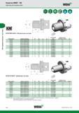 362 Инструментальные системы Оснастка KM4X 100 Адаптеры для концевых фрез WIDIA KMI EM MM-KM4X Метрическая система EM IN-KM4X Дюймовая система ПРИМЕЧАНИЕ Каталог WIDIA 2014 Новый сборный и монолитный режущий инструмент для точения фрезерования Инструментальная оснастка для металлорежущих станков Стр. D46
