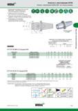 381 WIDIA Оснастка с хвостовиками CAT50 Патроны с термозажимом SAFE-LOCK для тяжелых режимов Уникальная инновационная система SAFE-LOCK предотвращающая пр Каталог WIDIA 2014 Новый сборный и монолитный режущий инструмент для точения фрезерования Инструментальная оснастка для металлорежущих станков Стр. D65