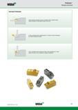 289 Токарный инструмент Widia ProGroove Принцип крепления сменной режущей твердосплавной пластины в токарной державке Наглядные иллюстрации Каталог WIDIA 2015 Токарный инструмент для наружного точения и растачивания Обработка канавок и отрезка Нарезание резьбы на станочном оборудовании Стр. B65