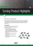 14 Turning Product Widia Victory Highlights High-Temp Turning With three geometries and three grade s, Widia Victory has a complete portfolio for high Каталог WIDIA 2017 Металлорежущий инструмент Стационарный и вращающийся для металлообрабатывающих станков и оборудования Стр. A2 ENG