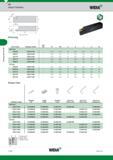 570 Grooving and Cut-Off LG Integral Toolholders Widia Запасные части к инструменту Spare Parts Catalogue number Обозначение инструмента по каталогу cl Каталог WIDIA 2017 Металлорежущий инструмент Стационарный и вращающийся для металлообрабатывающих станков и оборудования Стр. E106 ENG