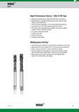 1723 WIN GTD High-Performance Victory HSS-E-PM Taps Optimised spiral-flute designs enable deep blind holes to be threaded Manufactured from powdered met Каталог WIDIA 2017 Металлорежущий инструмент Стационарный и вращающийся для металлообрабатывающих станков и оборудования Стр. Y19 ENG