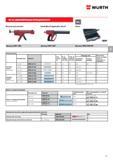 258 Wurth WIT-AS ДОПОЛНИТЕЛЬНЫЕ ПРИНАДЛЕЖНОСТИ 24 2 Монтажный пистолет HandyMax Application Gun * Насос Артикул 0891 003 Артикул 0891 007 Артикул 090 Каталог WURTH 2013 Автомобильная химия Крепеж и метизы Инструмент режущий абразивный пневматический электрический Материалы и оборудование для мастерских автосервиса Стр. 257