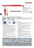 288 ИНЖЕКЦИОННАЯ СИСТЕМА WURTH W-VI/S для инжекционной массы WIT-VM200 (WIT-EA150) для использования с монтажным пистолетом Артикул 0891 003 или пист Каталог WURTH 2016 Режущий и слесарный инструмент Продукция химическая и электротехническая Крепежные изделия Расходные и абразивные материалы Стр. 288