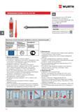 290 ИНЖЕКЦИОННАЯ СИСТЕМА WURTH W-VI 4, W-VI/HCR для инжекционной массы WIT-VM200 (WIT-EA150) для использования с монтажным пистолетом Артикул 0891 00 Каталог WURTH 2016 Режущий и слесарный инструмент Продукция химическая и электротехническая Крепежные изделия Расходные и абразивные материалы Стр. 290
