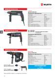 432 ПЕРФОРАТОР SDS PLUS H 22-SLE WURTH H 22-SLE Артикул 0702 222 1 Технические характеристики Напряжение 230 В Класс защиты II Потребляемая мощность Каталог WURTH 2016 Режущий и слесарный инструмент Продукция химическая и электротехническая Крепежные изделия Расходные и абразивные материалы Стр. 432