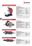 436 ТОРЦОВОЧНАЯ ПИЛА ПО МЕТАЛЛУ MKS 2200 INOX WURTH 6 ПИЛА ЦИРКУЛЯРНАЯ HKS 65-E POWER MKS 2200 Inox Артикул 0702 195 0 Технические характеристики Нап Каталог WURTH 2016 Режущий и слесарный инструмент Продукция химическая и электротехническая Крепежные изделия Расходные и абразивные материалы Стр. 436