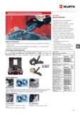 449 ПНЕВМАТИЧЕСКАЯ ЩЕТОЧНАЯ ШЛИФОВАЛЬНАЯ МАШИНА Область применения Щеточное кольцо шириной 23 мм хорошо подходит для обработки обширных поверхностей Каталог WURTH 2016 Режущий и слесарный инструмент Продукция химическая и электротехническая Крепежные изделия Расходные и абразивные материалы Стр. 449