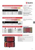 493 Специнструмент Wurth Диэлектрические отвертки для точных работ EN 60900 IEC 60900 Поштучно испытаны в воде при напряжении 10 КВт Каталог WURTH 2016 Режущий и слесарный инструмент Продукция химическая и электротехническая Крепежные изделия Расходные и абразивные материалы Стр. 493