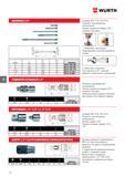 564 WURTH УДЛИНИТЕЛЬ 3/8' L дюйм 7 1/2 17,5 17,5 СОЕДИНИТЕЛЬ КАРДАННЫЙ 3/8'' Артикул 0713 128 103 0713 128 105 0713 128 110 0715 12 1611 0715 12 402 Каталог WURTH 2016 Режущий и слесарный инструмент Продукция химическая и электротехническая Крепежные изделия Расходные и абразивные материалы Стр. 564