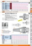 643 Термозажимные патроны ISO 12164-1 (DIN 69893-1) от Hoffmann Group Диаметр зажима D мм 8 10 12 14 16 18 20 25 32 30 8265 1 1 Термозажимной патрон HSK-A Каталог HOFFMANN GROUP 2015 Редакция 46 на русском Стр. 643