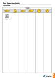26 Tool Selection Guide internal holder C TaeguTec A 23 Каталог TAEGUTEC 2016 Металлорежущий инструмент для токарных станков Резцы Державки Сменные режущие пластины Сверла монолитные и сборные Стр. A23 ENG