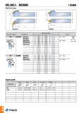 71 MDJNR/L MDNNN Multi lock type T-Tuifn Approach angle Designation Dimension (mm) h l1 l2 f Insert 93° MDJNR/L 2020 K15 20 20 125 45 25 2525 M15 25 25 1 Каталог TAEGUTEC 2016 Металлорежущий инструмент для токарных станков Резцы Державки Сменные режущие пластины Сверла монолитные и сборные Стр. A68 ENG