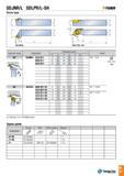 90 SDJNR/L SDLPR/L-SH -Tunri Screw type Approach angle Designation Dimension (mm) h l1 l2 f Insert 93° SDJNR/L 1616 H11 16 16 100 25 20 2020 K11 20 20 12 Каталог TAEGUTEC 2016 Металлорежущий инструмент для токарных станков Резцы Державки Сменные режущие пластины Сверла монолитные и сборные Стр. A87 ENG