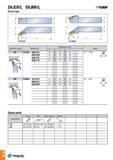 99 SVJCR/L SVJNR/L -Tuh/t Screw type Approach angle Designation Dimension (mm) h l1 l2 f Insert 93° SVJCR/L 2020 K16 2525 M16 3225 P16 7 47° max 3232 P16 Каталог TAEGUTEC 2016 Металлорежущий инструмент для токарных станков Резцы Державки Сменные режущие пластины Сверла монолитные и сборные Стр. A96 ENG