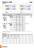 103 SVVBN-SH SVVBN -Tuh/t Screw type Approach angle Designation Dimension (mm) h l1 l2 f Insert 72 5° SVVBN 1010 K11-SH 10 10 125 22 1212 K11-SH 12 12 125 Каталог TAEGUTEC 2016 Металлорежущий инструмент для токарных станков Резцы Державки Сменные режущие пластины Сверла монолитные и сборные Стр. A100 ENG