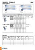 123 TSRNR/L-F TSSNR/L-F -Tuh/t Ceramic T-holder type Approach angle Designation Dimension (mm) Insert h b l1 l2 f 75° TSRNR/L 2525 M1204-F 25 25 150 32 27 Каталог TAEGUTEC 2016 Металлорежущий инструмент для токарных станков Резцы Державки Сменные режущие пластины Сверла монолитные и сборные Стр. A120 ENG