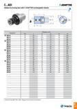 160 C ADI (S-fiDjir i ER Holders for boring bars with C-ADAPTER exchangeable shanks d2 Qgi Designation Dimension (mm) SS L L4 d2 D1 G1 C3 ADI 10 32 50 20 Каталог TAEGUTEC 2016 Металлорежущий инструмент для токарных станков Резцы Державки Сменные режущие пластины Сверла монолитные и сборные Стр. A157 ENG