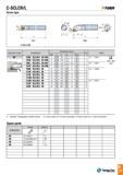 184 C-SCLCR/L -Tunri Screw type Approach angle Designation dg7 h Dimension (mm) l1 l2 f Dmin Fig Insert 95° C04G SCLCR/L 03-D05 4 3 75 90 - 2 5 5 1 CC T 0 Каталог TAEGUTEC 2016 Металлорежущий инструмент для токарных станков Резцы Державки Сменные режущие пластины Сверла монолитные и сборные Стр. A181 ENG