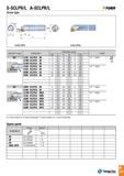186 S-SCLPR/L A-SCLPR/L Screw type -Tunri Approach angle Designation Dimension (mm) Insert dg7 h l1 l2 f Dmin 95° S10K SCLPR/L 08 10 9 125 20 6 12 CP T 08 Каталог TAEGUTEC 2016 Металлорежущий инструмент для токарных станков Резцы Державки Сменные режущие пластины Сверла монолитные и сборные Стр. A183 ENG