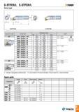192 S-STFCR/L C-STFCR/L Screw type -Tunri Approach angle Designation Dimension (mm) Insert dg7 h l1 l2 f Dmin 91° S06H STFCR/L 06T1 6 5 4 100 12 4 5 8 TC Каталог TAEGUTEC 2016 Металлорежущий инструмент для токарных станков Резцы Державки Сменные режущие пластины Сверла монолитные и сборные Стр. A189 ENG