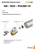 218 MODULARBAR Designation System MODQLflRSfiR HE - D32 - PCLNR 12 1 2 3 1 Head 2 Shank diameter 3 Designation follows boring bar system, see page A163 Tr Каталог TAEGUTEC 2016 Металлорежущий инструмент для токарных станков Резцы Державки Сменные режущие пластины Сверла монолитные и сборные Стр. A215 ENG