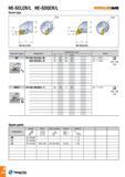 221 HE-SCLCR/L HE-SDQCR/L mrnmmm Screw type Approach angle Designation Dimension (mm) Insert d l1 f Dmin 95° HE-D25-SCLCR/L 09 25 23 300 45 CC T 09T3 Q D3 Каталог TAEGUTEC 2016 Металлорежущий инструмент для токарных станков Резцы Державки Сменные режущие пластины Сверла монолитные и сборные Стр. A218 ENG