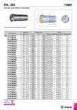 188 BTA DE4 T-DEEP Система двухтрубного крепления Наружная четырехзаходная резьба Обозначение Диапазон Размеры (мм) Tруба диаметров L L2 d Наружная т Каталог TAEGUTEC 2016 Сборный и монолитный вращающийся инструмент для металлообработки на металлорежущих станках и обрабатывающих центрах с числовым программным управлением Стр. D117